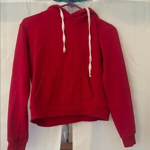 Forever 21 Vibrant Red Hoodie